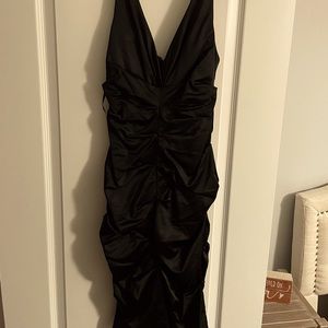 Black midi dress purchased from Nordstrom and worn once